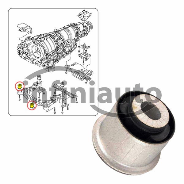 4F0399415C         APOIO CHARRIOT VAG A6 ALLROAD 2004-2011 FRENTE              