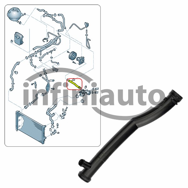 03F121065A         TUBO AGUA VAG A1-A3-GOLF VI-POLO V 1.2 TSI 2004-2019        
