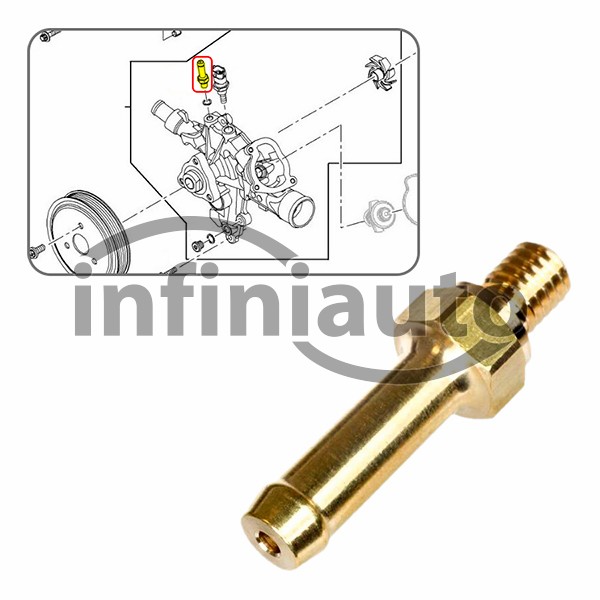 1336376            PARAFUSO BOMBA AGUA OPEL ASTRA H CORSA C D 1998-2014        