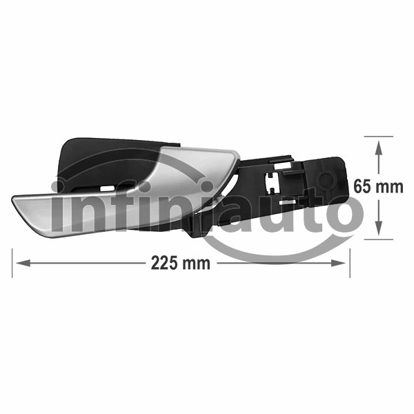 156092165          PEGA INTERIOR PORTA ALFA GIULIETTA 2010-2020 FRENTE DIREITO 
