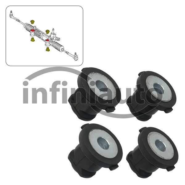 2104631066         CASQUILHO CAIXA DIRECAO MERCEDES CLASS E W210 95-2003 (JOGO)
