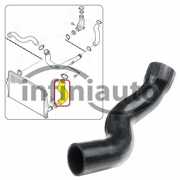 30680217           TUBO INTERCOOLER VOLVO XC90 DIESEL 2002-2014                
