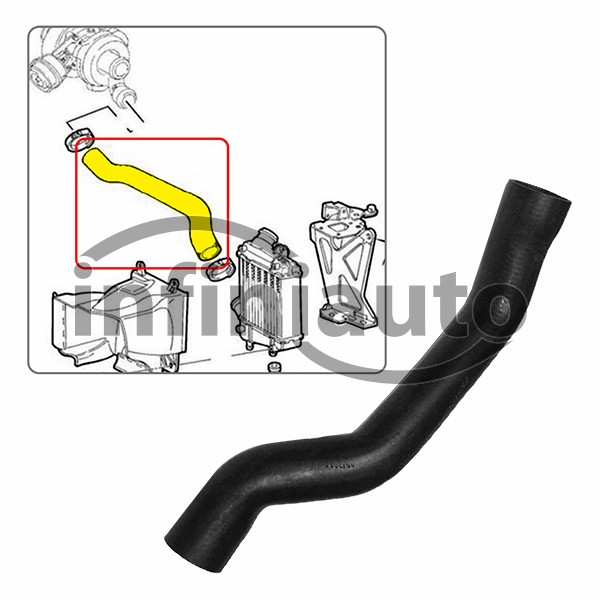 51709470           TUBO INTERCOOLER ALFA ROMEO 147 1.9 JTD 2000-2010           