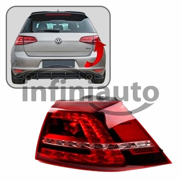 5G0945208          FAROLIM STOP VAG GOLF VII 2012-2021 DIREITO (GUARDA LAMAS)  