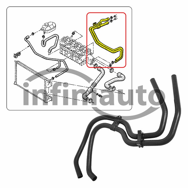 7700308663         TUBO AGUA RENAULT MASTER II-MOVANO A 1998-2001              