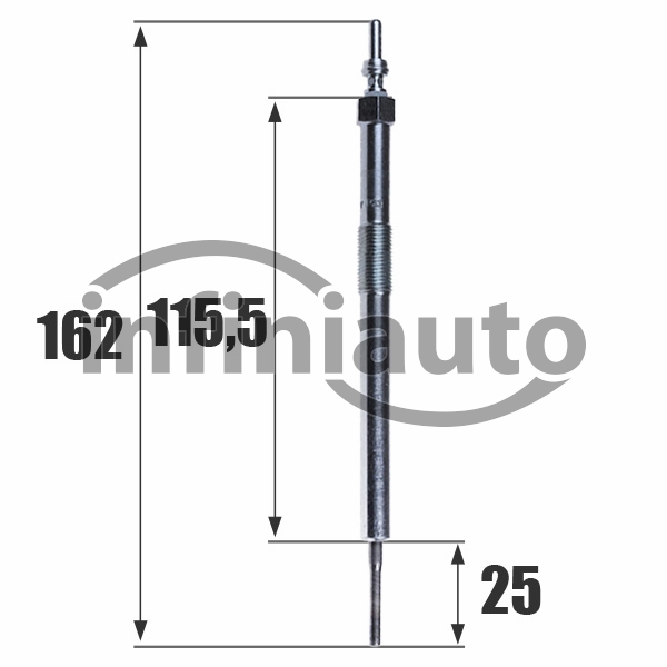 8200561251         VELA INCANDESCENTE RENAULT MEGANE II-III-MASTER-OPEL MOVANO 