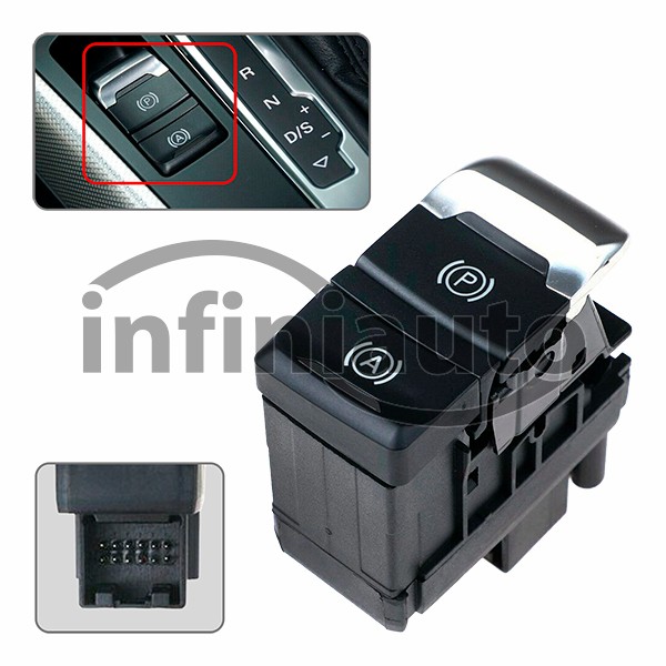 8K1927225B         INTERRUPTOR TRAVAO MAO VAG A4-A5-Q5 2007-2017 CROMADO       