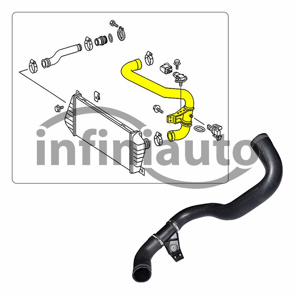 9015284782         TUBO INTERCOOLER MERCEDES SPRINTER 1995-2006                
