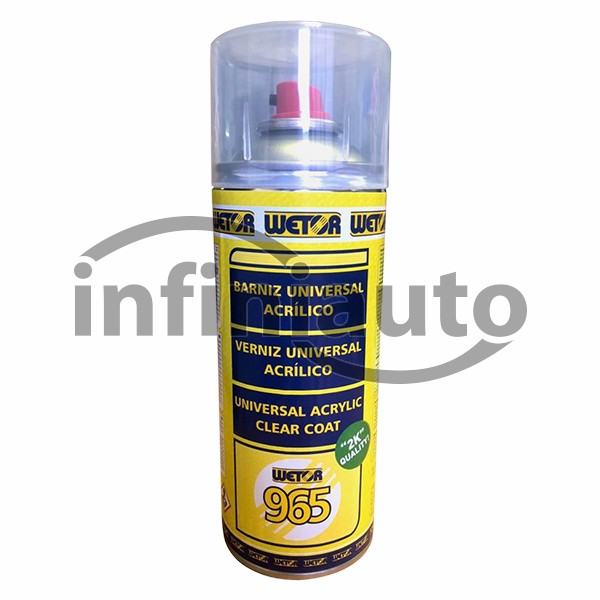 INFI4207           VERNIZ ACRILICO REPARACAO FAROIS SPRAY 400ML                
