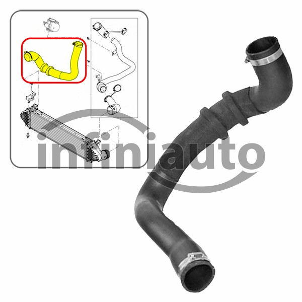 LR066436           TUBO INTERCOOLER LAND ROVER DISCOVERY SPORT 2.2D 2014-      